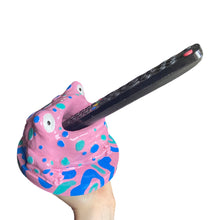 Load image into Gallery viewer, Groovy Frog Remote Control / Incense Holder (one off)
