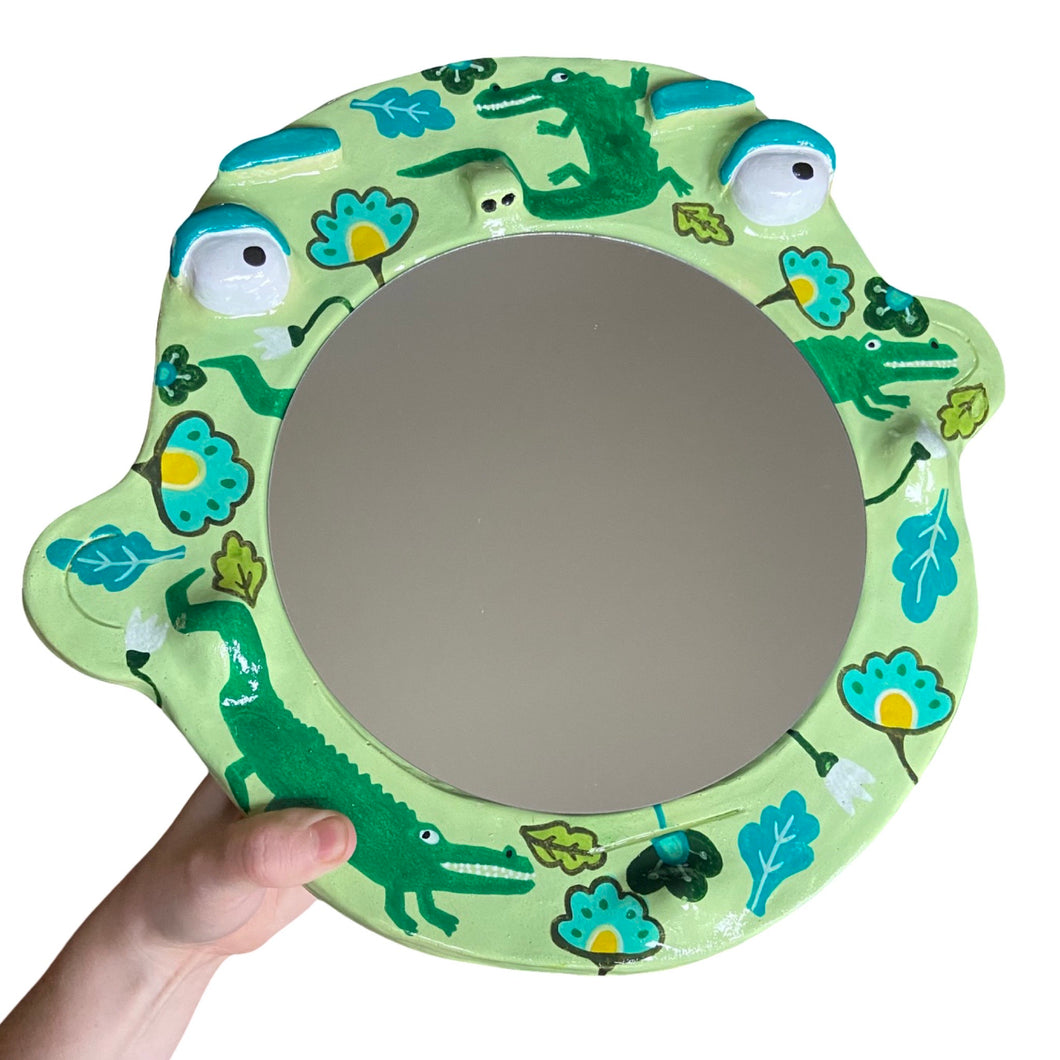 ‘Crocs ' BIG Ponky Wall Mirror (one-off)