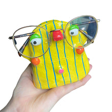 Load image into Gallery viewer, &quot;Simply Yellow Stripes&quot; Glasses Holder

