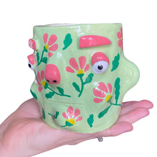 Load image into Gallery viewer, ‘Green Florals&#39; Classic Pot (One-Off)
