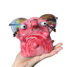 Load image into Gallery viewer, ‘No.3 Pink Marbled One Off" Glasses Holder
