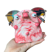 Load image into Gallery viewer, ‘No.5 Pink Marbled One Off" Glasses Holder
