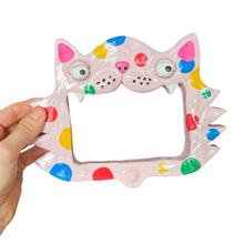 Load image into Gallery viewer, 'Funky Cat' Ponky Wall Photo / Picture Frame

