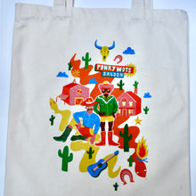 Load image into Gallery viewer, NEW PonkyWots Saloon Cowboy Tote Bags
