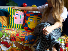 Load image into Gallery viewer, PonkyWots Double-Sided Cushions ready to ship
