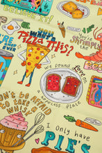 Load image into Gallery viewer, PonkyWots Positively Soup-er Foodie Pun Tea Towel
