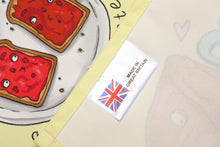 Load image into Gallery viewer, PonkyWots Positively Soup-er Foodie Pun Tea Towel
