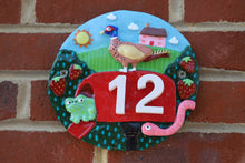 Load image into Gallery viewer, &#39;A Taste of the Countryside&#39; Ponky Decorative Property Custom Number Door Plaque
