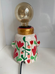 'Golden Tulips' Lamp Base  (One-Off)