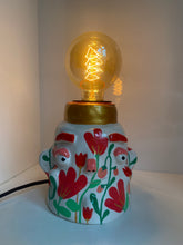 Load image into Gallery viewer, &#39;Golden Tulips&#39; Lamp Base  (One-Off)
