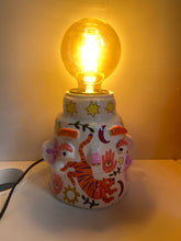 Load image into Gallery viewer, &#39;Boho Tiger&#39; Lamp Base  (One-Off)
