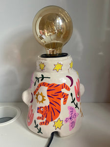 'Boho Tiger' Lamp Base  (One-Off)