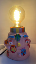 Load image into Gallery viewer, &#39;Pink Bugs&#39; Lamp Base  (One-Off)
