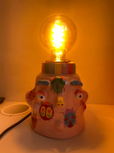 'Pink Bugs' Lamp Base  (One-Off)