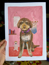 Load image into Gallery viewer, Colourful Pet Portrait Commission Artwork (currently closed)
