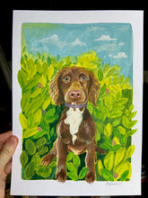 Load image into Gallery viewer, Colourful Pet Portrait Commission Artwork (currently closed)
