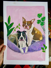 Load image into Gallery viewer, Colourful Pet Portrait Commission Artwork (currently closed)
