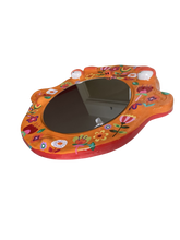 Load image into Gallery viewer, &#39;Orange Retro Vibes&#39; BIG Ponky Wall Mirror (one-off design)
