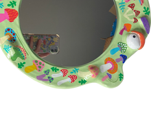 Load image into Gallery viewer, &#39;Green Mushrooms&#39; BIG Ponky Wall Mirror (one-off design)
