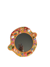 Load image into Gallery viewer, &#39;Orange Mushrooms&#39; BIG Ponky Wall Mirror (one-off design)
