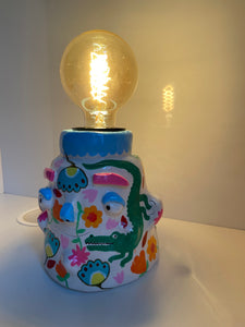 NEW PonkyWots 'Crocs in the Jungle' Lamp (One-Off)