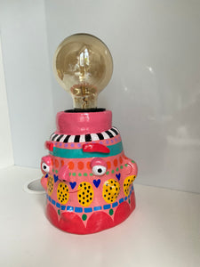 NEW PonkyWots 'Multi-colour' Lamp (One-Off)