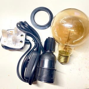Power Cord & Bulb for Lamps (UK ONLY)