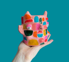 Load image into Gallery viewer, Pink Design Devil Pot (One-Off)
