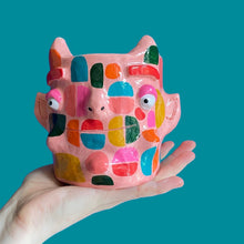 Load image into Gallery viewer, Pink Design Devil Pot (One-Off)
