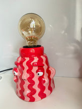 Load image into Gallery viewer, NEW PonkyWots &#39;Pink Wavy Retro&#39; Lamp (One-Off) Dropping tonight(13th Dec) at 18:30
