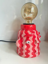 Load image into Gallery viewer, NEW PonkyWots &#39;Pink Wavy Retro&#39; Lamp (One-Off) Dropping tonight(13th Dec) at 18:30
