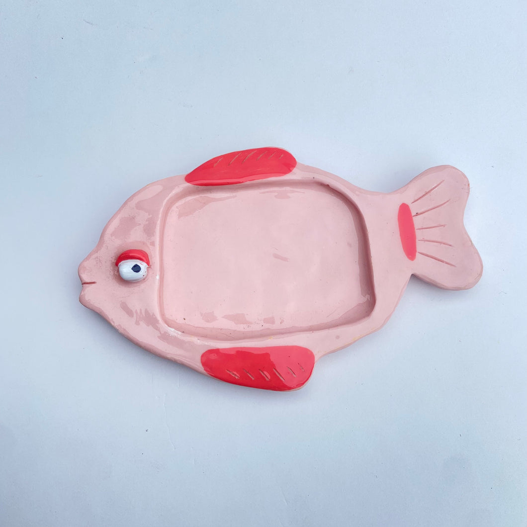 'Pink' Fish Soap Dish