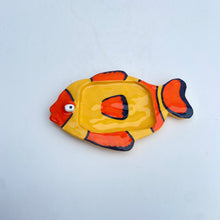 Load image into Gallery viewer, &#39;Orange Clown&#39; Fish Soap Dish
