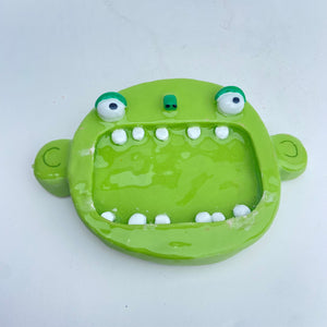 'Green Face' Ponky Soap Dish