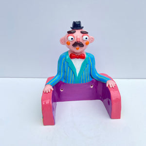 'Barnaby' The PonkyWot Butler Toilet Roll Holder