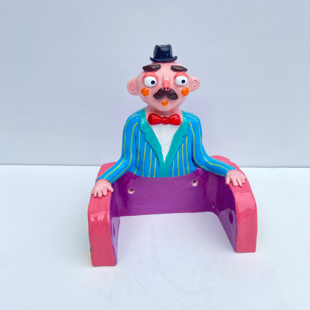 'Barnaby' The PonkyWot Butler Toilet Roll Holder