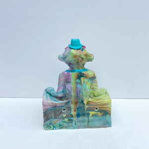 'Marbleous Melvin' The PonkyWot Butler Toilet Roll Holder (one off)