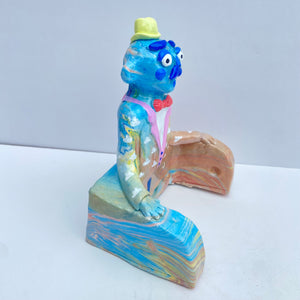 'Sunset Sky' The PonkyWot Butler Toilet Roll Holder (one off)