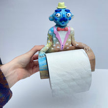 Load image into Gallery viewer, &#39;Sunset Sky&#39; The PonkyWot Butler Toilet Roll Holder (one off)
