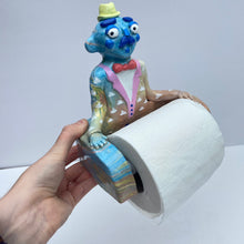 Load image into Gallery viewer, &#39;Sunset Sky&#39; The PonkyWot Butler Toilet Roll Holder (one off)
