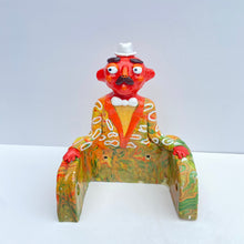 Load image into Gallery viewer, &#39;70&#39;s Groovin&#39; The PonkyWot Butler Toilet Roll Holder (one off)
