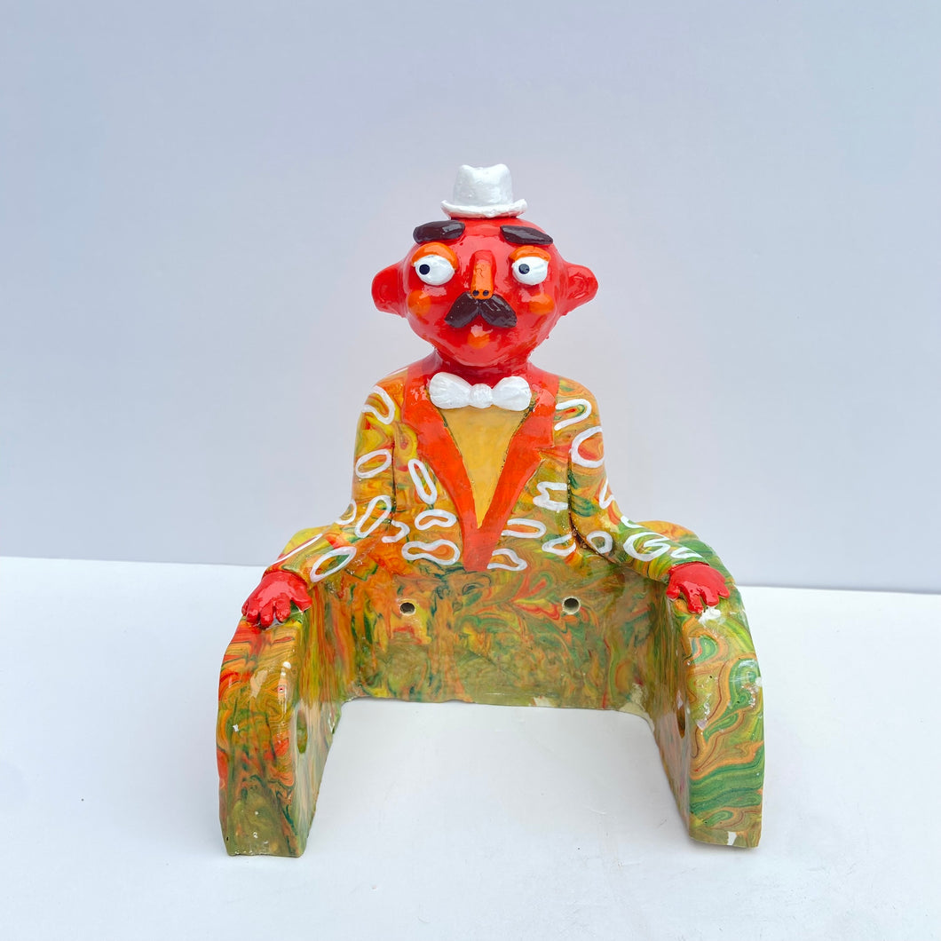 '70's Groovin' The PonkyWot Butler Toilet Roll Holder (one off)