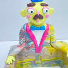 Load image into Gallery viewer, &#39;Mr Marble&#39; The PonkyWot Butler Toilet Roll Holder (one off)
