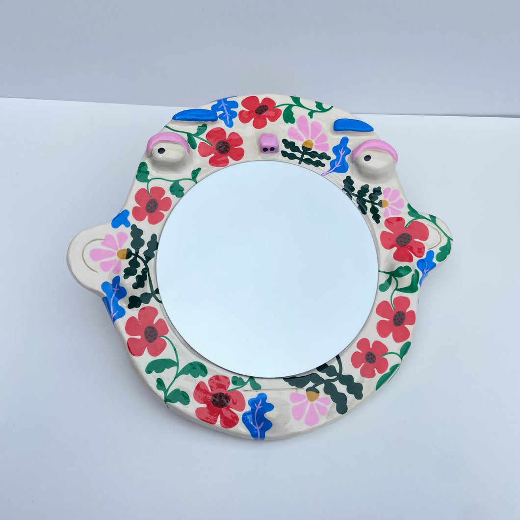 'Bouquets' BIG Ponky Wall Mirror (one-off)