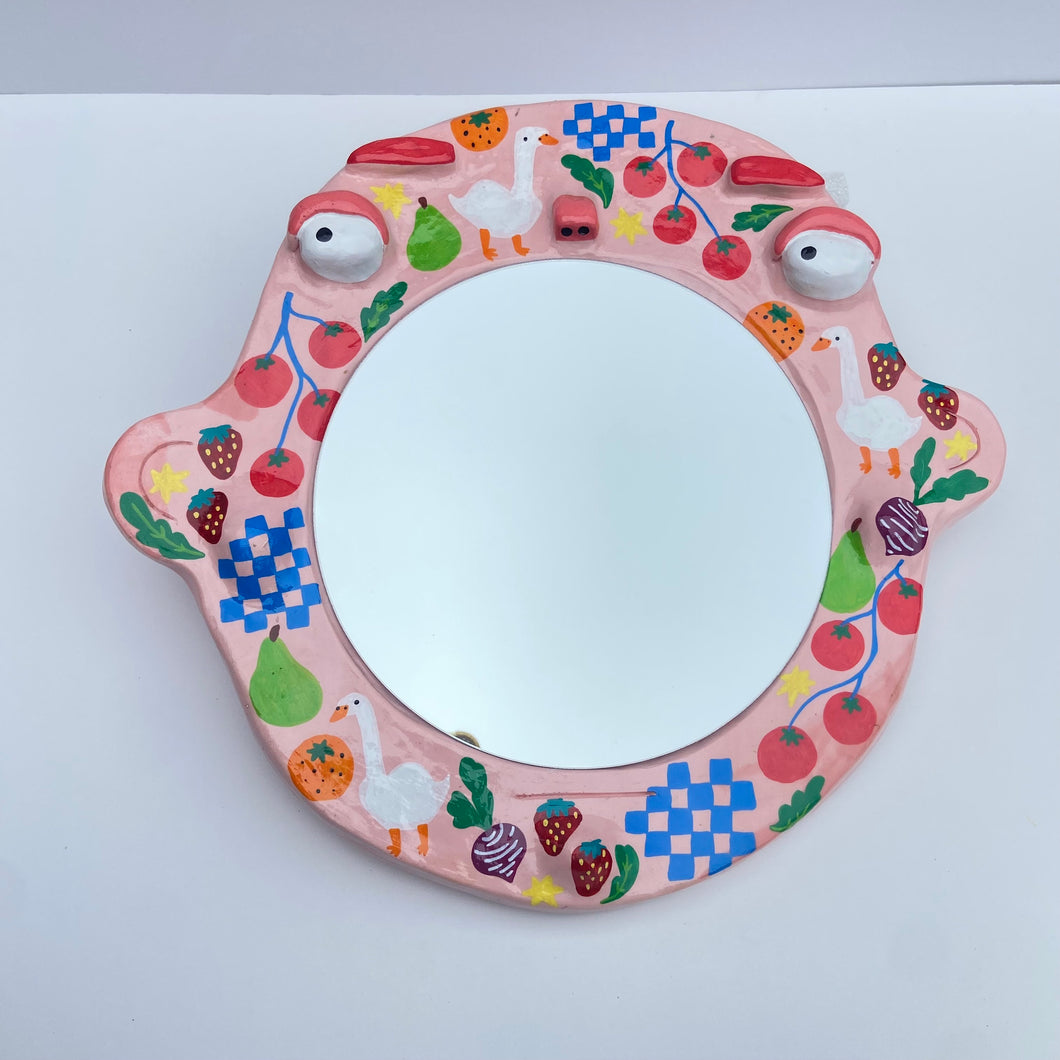 'Farmers Market' BIG Ponky Wall Mirror (one-off)