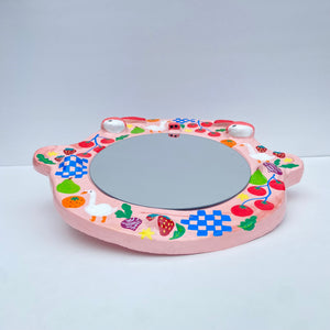 'Farmers Market' BIG Ponky Wall Mirror (one-off)