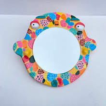 Load image into Gallery viewer, &#39;Orange Kaleidoscopic&#39; BIG Ponky Wall Mirror (one-off)
