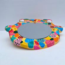 Load image into Gallery viewer, &#39;Orange Kaleidoscopic&#39; BIG Ponky Wall Mirror (one-off)
