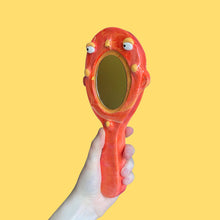 Load image into Gallery viewer, Tropical Punch Marble Hand-Held Mirror (One-Off)
