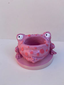 Frog Remote Control / Incense Holder (Pink)